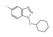 5-chloro-1-cyclohexyloxy-benzotriazole Structure