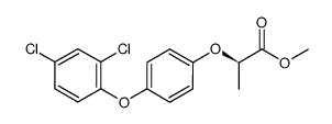 (2R)-2-[4-(2,4-二氯苯氧基)苯氧基]丙酸甲酯结构式