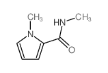 N-甲基1-甲基吡咯-2-羧酰胺结构式