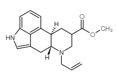 6-(2-Propenyl)-ergoline-8-carboxylic acid methyl ester结构式