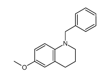 1-benzyl-1,2,3,4-tetrahydro-6-methoxyquinoline Structure