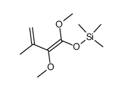 1,2-Dimethoxy-3-methyl-1-trimethylsiloxy-1,3-butadiene Structure