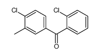 2,4'-DICHLORO-3'-METHYLBENZOPHENONE structure