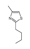 2-丁基-4-甲基-噻唑结构式