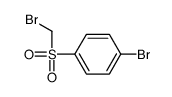 1-bromo-4-(bromomethylsulfonyl)benzene Structure