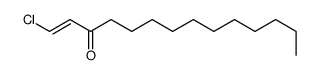 1-chlorotetradec-1-en-3-one Structure