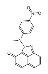 2-(methyl(4-nitrophenyl)amino)benzo[cd]indazol-3(2H)-one Structure