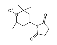 N-succinyl-4-amino-2,2,6,6-tetramethylpiperidine-1-oxyl Structure