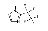 2-(pentafluoroethyl)-1H-imidazole结构式