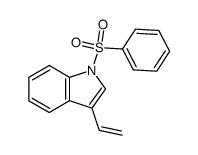 3-ethenyl-1-phenylsulfonyl-1H-indole结构式