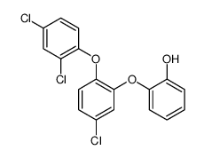 2-[5-chloro-2-(2,4-dichlorophenoxy)phenoxy]phenol结构式