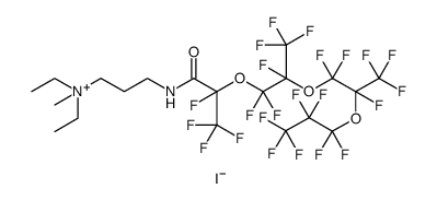 季铵盐阳离子氟碳表面活性剂结构式