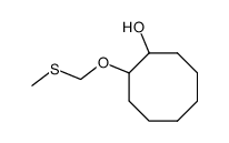 2-((methylthio)methoxy)cyclooctan-1-ol结构式