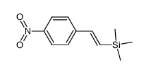 (E)-trimethyl<2-(4-nitrophenyl)ethenyl>silane Structure