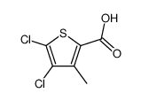 4,5-Dichloro-3-methylthiophene-2-carboxylic acid Structure