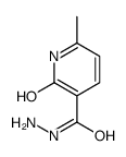 6-methyl-2-oxo-1H-pyridine-3-carbohydrazide结构式
