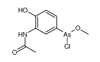 acetic acid-[5-(chloro-methoxy-arsino)-2-hydroxy-anilide] Structure