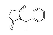 1-(1-phenylethyl)pyrrolidine-2,5-dione结构式