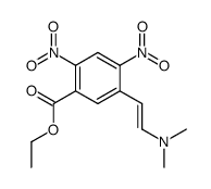 5-(2-dimethylamino-vinyl)-2,4-dinitro-benzoic acid ethyl ester Structure