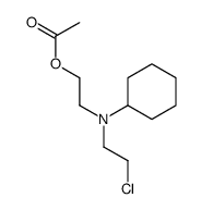 cyclohexyl-2-acetoxyethyl-2'-chloroethylamine结构式
