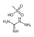 2-aminoguanidine,methanesulfonic acid Structure