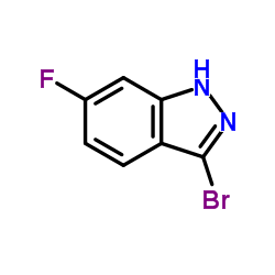 3-溴-6-氟-1H-吲唑结构式