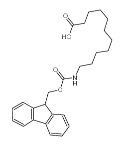 11-(FMOC-氨基)十一酸结构式