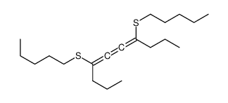 4,7-bis(pentylsulfanyl)deca-4,5,6-triene结构式