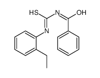 N-[(2-ethylphenyl)carbamothioyl]benzamide结构式
