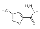 5-Isoxazolecarboxylicacid,3-methyl-,hydrazide(7CI,9CI)结构式