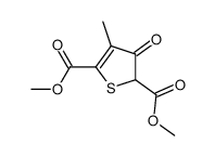 dimethyl 3-methyl-4-oxy-2,5-thiophene dicarboxylate结构式