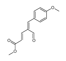 methyl 4-formyl-5-(4-methoxyphenyl)penta-2,4-dienoate结构式