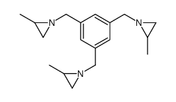 1-[[3,5-bis[(2-methylaziridin-1-yl)methyl]phenyl]methyl]-2-methylaziridine结构式