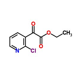 2-氯-3-吡啶基乙醛酸乙酯结构式