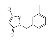 5-chloro-2-[(3-iodophenyl)methyl]-1,2-thiazol-3-one结构式