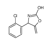 4-(2-chlorophenyl)-5-methylidene-1,3-oxazolidin-2-one Structure