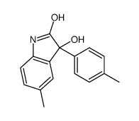 3-hydroxy-5-methyl-3-(4-methylphenyl)-1H-indol-2-one Structure