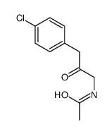 N-[3-(4-chlorophenyl)-2-oxopropyl]acetamide结构式