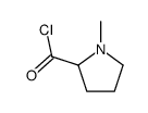 2-Pyrrolidinecarbonyl chloride, 1-methyl- (9CI)结构式