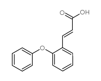 (E)-3-(2-苯氧基苯基)丙烯酸结构式