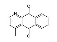 4-methylbenzo[g]quinoline-5,10-dione结构式