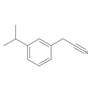 2-(3-Isopropylphenyl)acetonitrile Structure