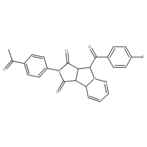 C24H18FN3O4 Structure