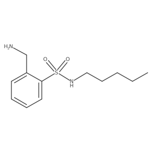2-(aminomethyl)-N-pentylbenzenesulfonamide Structure