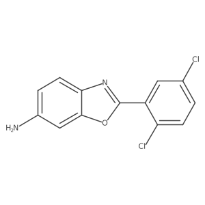 2-(2,5-Dichlorophenyl)-1,3-benzoxazol-6-amine结构式