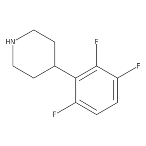 4-(2,3,6-Trifluorophenyl)piperidine Structure