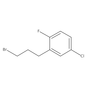 1-(3-Bromopropyl)-5-chloro-2-fluorobenzene Structure
