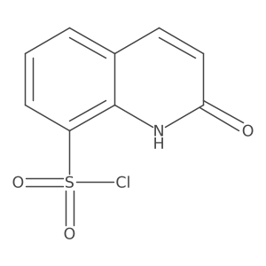 1,2-Dihydro-2-oxo-8-quinolinesulfonyl chloride Structure