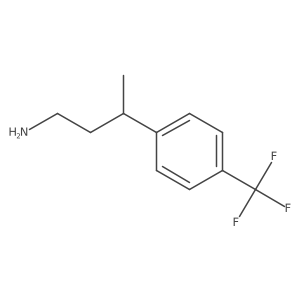 3-[4-(Trifluoromethyl)phenyl]butan-1-amine Structure