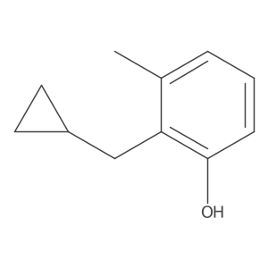 2-(Cyclopropylmethyl)-3-methylphenol Structure